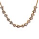 Collier Coeurs en Acier inoxydable et Zircones