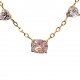 Collier en Acier inoxydable et Zircones