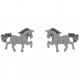 Boucles d'oreilles Cheval en Argent 925°°°