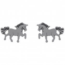 Boucles d'oreilles Cheval en Argent 925°°°