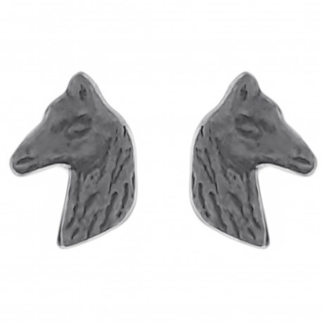 Boucles d'oreilles Cheval en Argent 925°°°