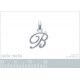 Pendentif Initiale classique Argent 925