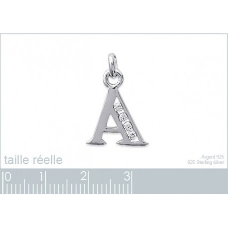 Pendentifs Initiales OZ en Argent 925