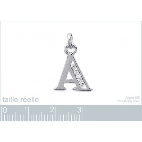 Pendentifs Initiales OZ en Argent 925